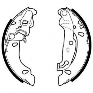 Барабанні(тормозні) колодки Delphi LS1926
