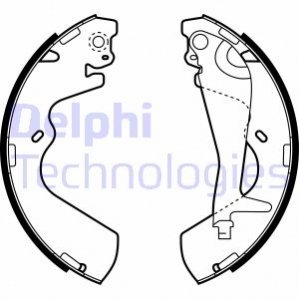 Тормозные колодки, барабанные Delphi LS1934