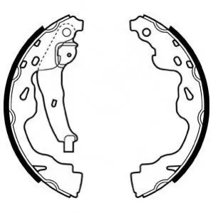 Фото Колодки гальмівні (задні) Suzuki Swift III/Citroen C1/Peugeot 107/108 05- (барабанні) (200x32) Delphi (LS1961) зображення 1