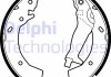 Тормозные колодки, барабанные - Delphi LS1966 (583O51CA1O, 583051CA10, 583503XA00)