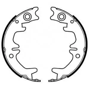 Гальмівна колодка LEXUS ES, RX TOYOTA AVALON, AVENSIS, CALDINA, CAMRY, CELICA, HARRIER, HIGHLANDER / KLUGER, SOLARA 1.6-3.5 10.89-03.18 Delphi LS1974