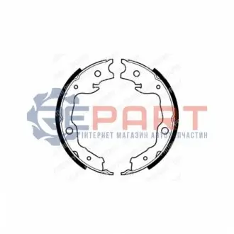 Фото Колодки ручника Nissan X-Trail/Juke/Toyota RAV4/Mitsubishi Outlander II 07-12 (172x32) Delphi (LS1999) зображення 1