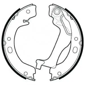 Барабанные(тормозные) колодки Delphi LS2003