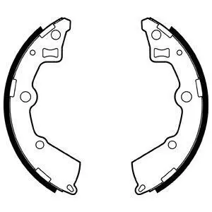 Гальмівна колодка KIA PICANTO I 1.0-1.1LPG 04.04-09.11 Delphi LS2005