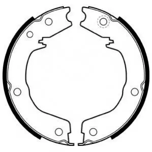 Фото Комплект колодок стоянкових гальм Delphi (LS2007) зображення 1