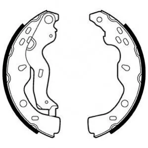 Гальмівна колодка (пошкоджений) FIAT SEDICI MITSUBISHI L 300 III SUZUKI SX4 1.5-2.4 08.86 Delphi LS2009
