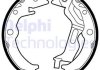 Тормозные колодки ручного тормоза Delphi LS2025 (фото 1)