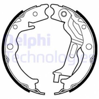 Тормозные колодки ручного тормоза - (96496764) Delphi LS2025 (фото 1)