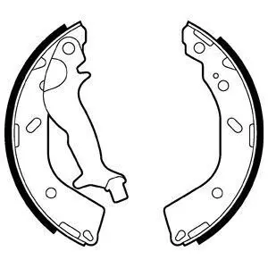Гальмівна колодка HYUNDAI GETZ 1.1-1.6 09.02-12.10 Delphi LS2027 Купити в Україні