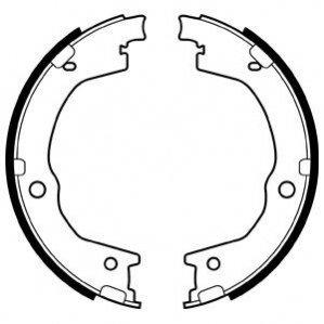 Тормозные колодки, барабанные Delphi LS2035