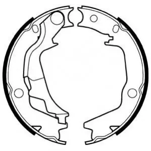 Гальмівна колодка HYUNDAI GETZ, SONATA IV KIA MAGENTIS I, SOUL I 1.1-2.7 03.98-12.14 Delphi LS2042