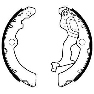 Гальмівна колодка NISSAN PIXO SUZUKI ALTO VII 1.0/1.0LPG 01.09 Delphi LS2045 Купити в Україні