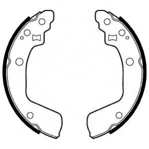 Гальмівна колодка SUZUKI SWIFT III 1.3/1.3D/1.5 02.05 Delphi LS2046 Купити в Україні