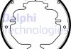Тормозные колодки, барабанные - Delphi LS2053 (4654060020, 4654060060, 4654O6OO2O)