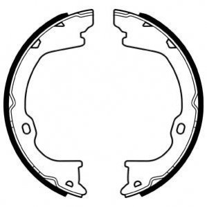 Тормозные колодки ручного тормоза Delphi LS2055