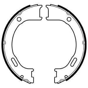 Фото Тормозные колодки, барабанные Delphi (LS2076) изображение 1