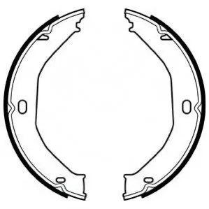 Фото Комплект колодок стоянкових гальм Delphi (LS2078) зображення 1