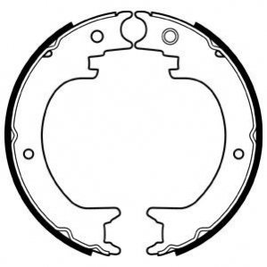 Барабанные тормозные колодки Delphi LS2082