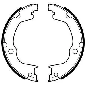 Тормозные колодки, барабанные Delphi LS2106