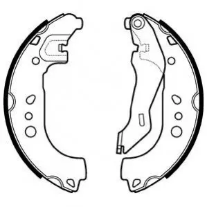 Гальмівна колодка LEXUS ES SEAT TOLEDO IV SKODA RAPID, ROOMSTER, ROOMSTER PRAKTIK 1.0-3.5 03.06-03.22 Delphi LS2107 Купити в Україні