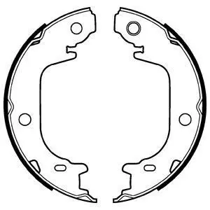 Тормозные колодки, барабанные Delphi LS2122