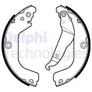 Гальмівна колодка CHEVROLET CRUZE 1.4-2.0D 05.09 Delphi LS2123 Купити в Україні