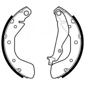 Гальмівна колодка HONDA INSIGHT OPEL KARL 1.0/1.0H/1.0LPG 04.00-03.19 Delphi LS2134