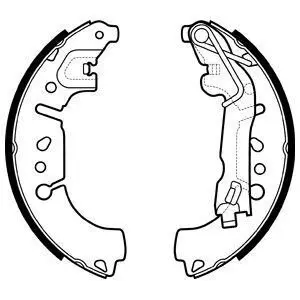 Гальмівна колодка FIAT 500L, FIORINO, TIPO 0.9-1.6D 11.07 Delphi LS2135