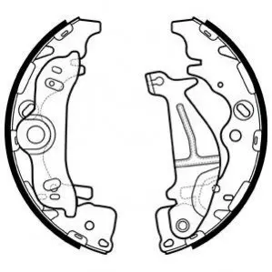 Гальмівна колодка HYUNDAI H-1, H-1 / STAREX, H-1 CARGO, H-1 TRAVEL 2.4/2.5D 03.00 Delphi LS2138 Купити в Україні