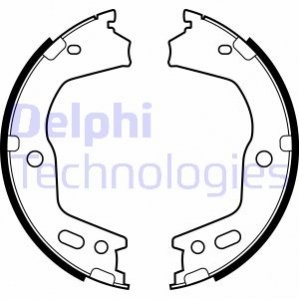 Тормозные колодки, барабанные Delphi LS2154