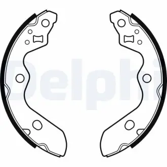 Гальмівна колодка SUZUKI IGNIS III, SWIFT V, SWIFT VI 1.0-1.4H 02.16 Delphi LS2156