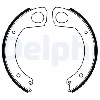 Гальмівна колодка FUSO (MITSUBISHI) CANTER VIII (FEA_, FEB_, FEC_, FGB_) MITSUBISHI CANTER VI (FE5, FE6, FB5, FB6) 3.0/3.0D 01.12 Delphi LS2174