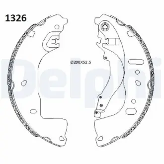 Гальмівна колодка AUDI Q4 E-TRON CUPRA BORN, TAVASCAN FORD CAPRI FORD USA EXPLORER SKODA ELROQ, ENYAQ IV VW ID. BUZZ, ID. BUZZ CARGO, ID.3, ID.4, ID.5, ID.7 Electric 11.19 Delphi LS2197 Купити в Україні