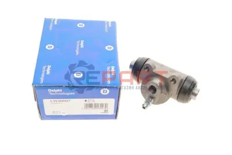 Циліндр гальмівний (задній) Renault Clio 98-/Logan 04-/Sandero/Stepway 09- Delphi LW30007 Купити в Україні