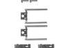 Тормозные колодки (монтажный набор) Delphi LX0021 (фото 1)