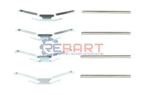 Планка супорта (переднього) прижимна (к-кт) Opel Kadett E/Corsa A 1.0-2.0 75-93 Delphi LX0035 Купити в Україні