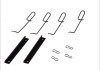 Монтажный набор тормозной колодки - Delphi LX0113 (7701201987, 7701201836, 77O12O1836)
