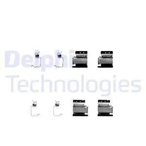 Монтажний набір гальмівних колодок DS DS 3, DS 3 / DS 3 MERCEDES SPRINTER 3,5-T (B906), SPRINTER 3-T (B906), SPRINTER 4,6-T (B906), SPRINTER 5-T (B906), VIANO (W639) 0.9-Electric 08.93 Delphi LX0313