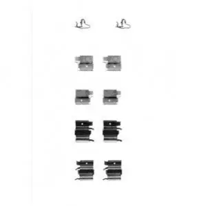 Монтажний набір гальмівних колодок MAZDA 3, 323 F VI, 323 S VI, RX-8 MITSUBISHI PAJERO PININ I TOYOTA RAV 4 II 1.3-2.4 09.98-09.14 Delphi LX0339
