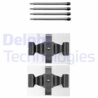 Ремкомплект гальмівних колодок - Delphi LX0398 (фото 1)
