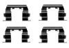 Тормозные колодки (монтажный набор) Delphi LX0411 (фото 1)