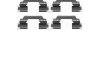 Тормозные колодки (монтажный набор) - Delphi LX0425