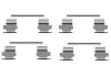 Тормозные колодки (монтажный набор) Delphi LX0462 (фото 1)