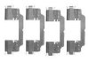 Ремкомплект тормозных колодок Delphi LX0475 (фото 1)