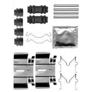 Монтажный набор тормозных колодок CHERY TIGGO NISSAN TERRANO II TOYOTA RAV 4 II 1.6-3.0D 02.93-12.14 Delphi LX0563