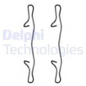 Планка супорта (заднього) прижимна (к-кт) MB C-class (W204)/Renault Laguna II/III 01- (Ate) Delphi LX0571 Купити в Україні