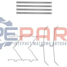 Монтажний набір гальмівних колодок JEEP COMPASS LEXUS LX TOYOTA LAND CRUISER 200 1.4-5.7 09.07 Delphi LX0627