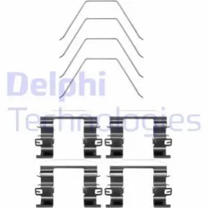 Монтажний набір гальмівних колодок FORD S-MAX KIA SORENTO III 1.5-3.5 01.15 Delphi LX0669