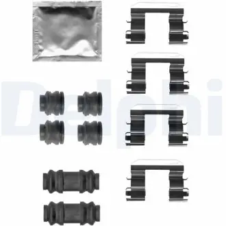 Монтажний набір гальмівних колодок FIAT 500, 500 C KIA PICANTO II, PICANTO III 0.9-1.2 05.11 Delphi LX0680