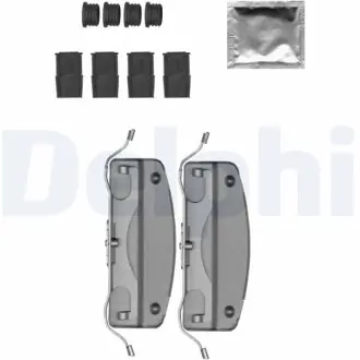 Монтажный набор тормозных колодок MERCEDES GL (X166), GLE (C292), GLE (W166), GLS (X166), M (W166) AUDI Q7 2.0-5.5 05.10- Delphi LX0692